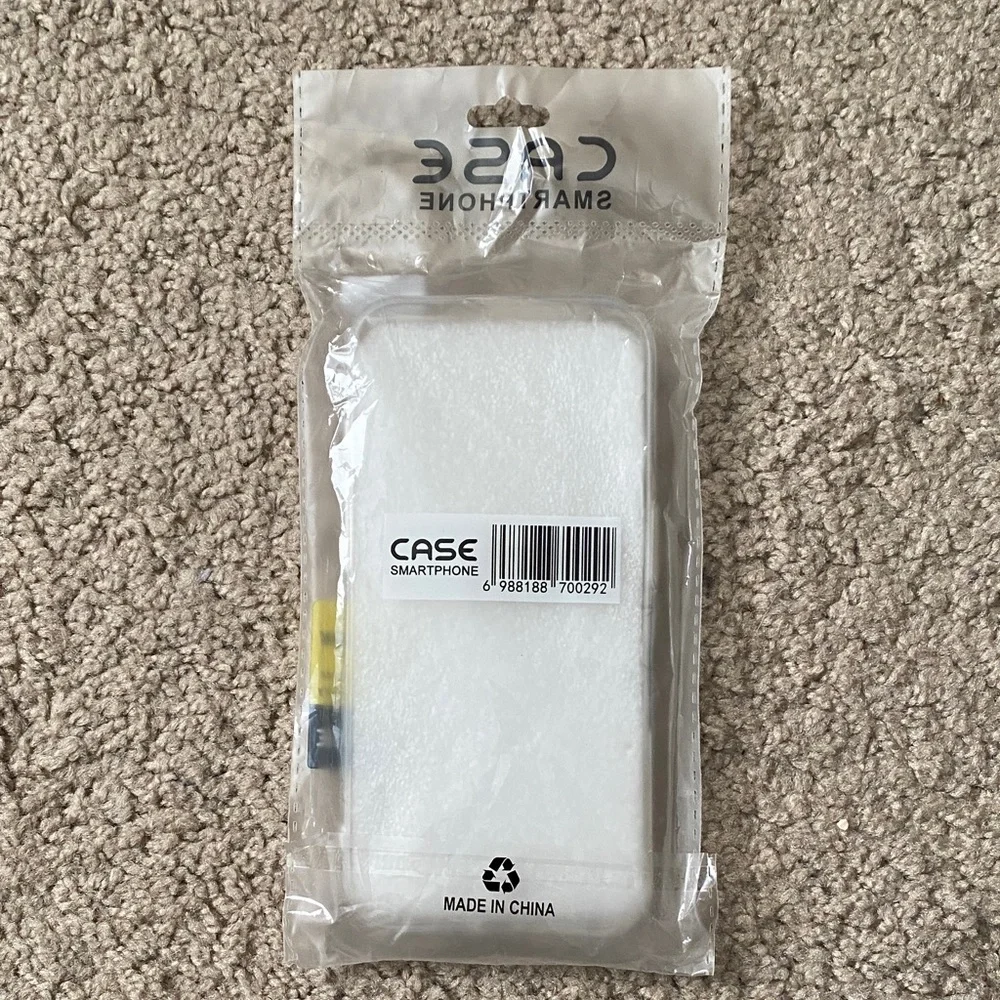 Clear Dog Print Phone Case
